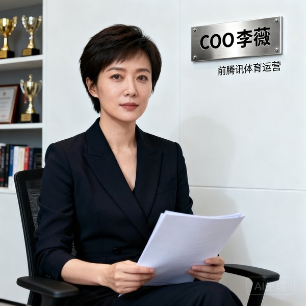 COO李薇, 前腾讯体育运营, 短发干练